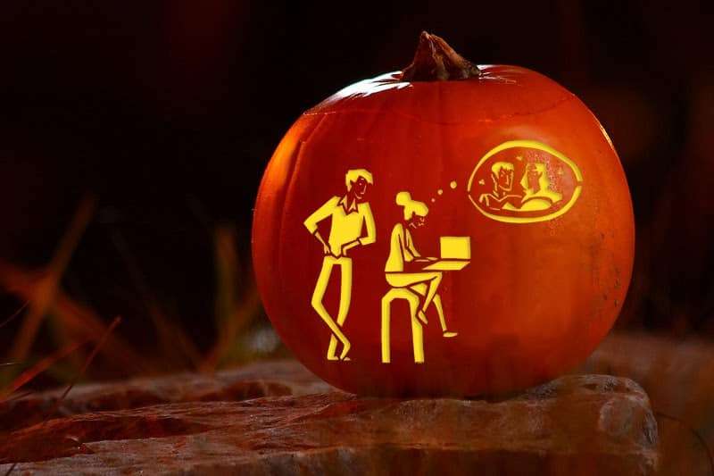 fangirl pumpkin 13 Ways to Celebrate Halloween... Book Lover Style